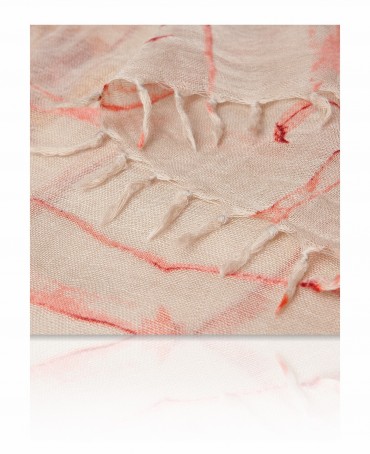 Палантин Женский ZW-SKETCHY.BIRD/CREAM